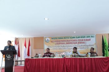 Rektor IAIN : mahasiswa harus mampu menulis karya ilmiah
