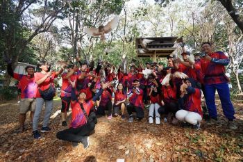 Wisata alam Hutan Kota Joyoboyo di Kediri makin diminati
