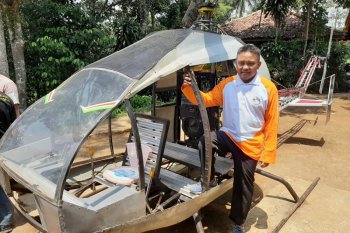 Pembuat helikopter amatir asal Sukabumi ingin lanjutkan pembuatan pesawat