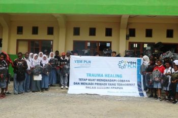 YBM PLN gelar pemulihan trauma pelajar Wamena