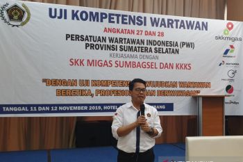 PWI Sumsel fasilitasi uji kompetensi  anggotanya secara gratis