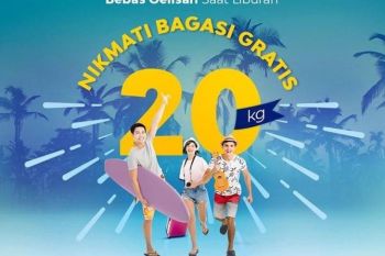 Sriwijaya gratiskan biaya bagasi 20 kilogram untuk penerbangan Natal-Tahun Baru