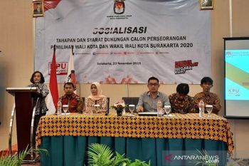 KPU Surakarta: Calon perseorangan butuh 35.870 dukungan suara
