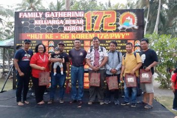 Danrem 172/PWY sebut insan pers bagian dari keluarga besar TNI