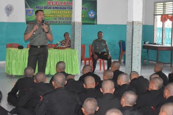 Dandim 0403 OKU pantau pembangunan karya bakti TNI