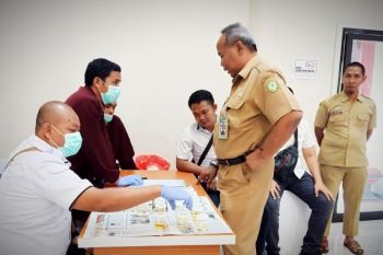 Diskominfo Kotim mendadak periksa urine pegawai, ini hasilnya