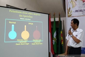Ahli kesehatan: rata-rata perokok menderita PPOK dalam 20 tahun