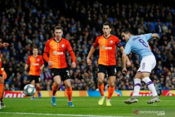 Manchester City ditahan imbang Shakhtar Donetsk