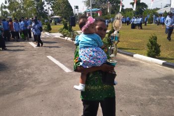 Ereyne Pombos juara lomba balita sehat Biak Numfor 2019