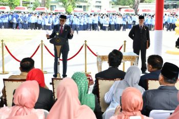 Gubernur  Sulsel umumkan keberhasilan bangun infrastruktur di Hari Bakti PU