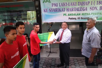 180 West Sumatra workers were sent to Malaysia