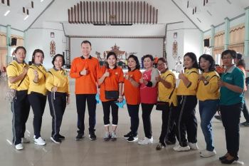Bupati Gumas ajak masyarakat jaga kesehatan dengan rutin berolahraga