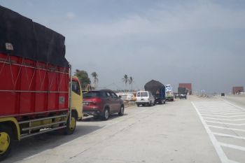 Pemudik mulai terlihat di JTTS jelang Natal dan Tahun Baru 2020