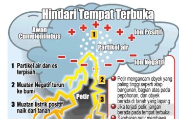 BMKG sebut Petir cenderung memilih tempat terbuka