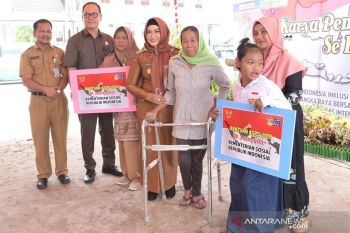 Pemerintah Palangka Raya serahkan bantuan untuk penyandang disabilitas