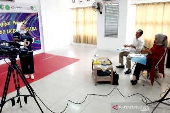 Puluhan peserta memperebutkan tiket ke final lomba presenter ANTARA