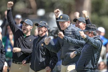 Golf- Tim Internasional ungguli AS 4-1 di hari pertama Piala Presiden