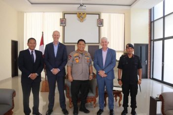 Bahas kejahatan geng motor "OMCGs", Polisi Selandia Baru ke Polda Bali