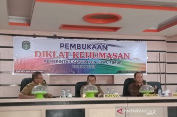 50 Pejabat Pemkab Lutim ikuti diklat kehumasan