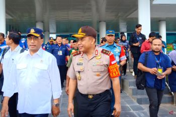 Menteri Perhubungan tiba di Bandara Syamsudin Noor