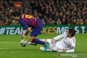 Barcelona versus Madrid berakhir imbang