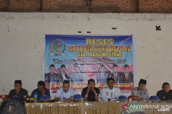 Warga Dapil IV Parigi Moutong usul peningkatan infrastruktur