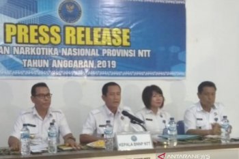 Badan Narkotika NTT ungkap 10 kasus narkoba selama 2019