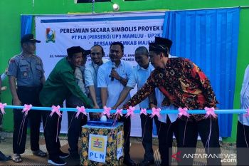 PT PLN aliri listrik delapan desa di Kabupaten Majene