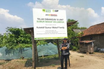 ACT Lampung beri sumur bantuan kepada warga