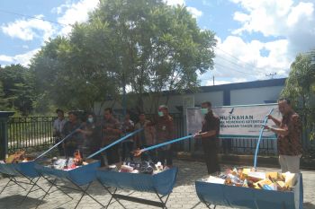 BBPOM Jayapura memusnahkan 45.464 produk ilegal