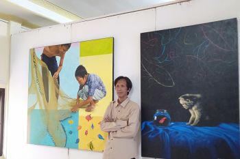 Karya pelukis Ahmad Noor dihargai Rp25 juta