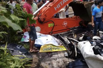 Tujuh orang tewas dalam kecelakaan beruntun di jalan raya Malang-Surabaya
