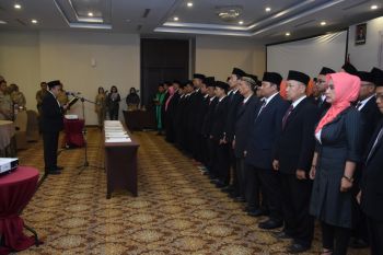 51 Panwascam Pilkada Kabupaten Sleman dilantik