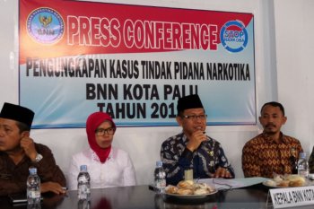 BNN: Lima kasus narkoba di Palu diungkap sepanjang 2019