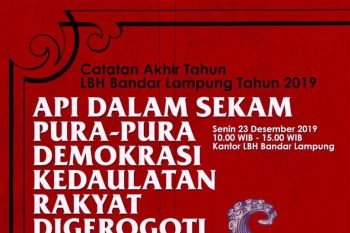 LBH Bandarlampung terbitkan catatan akhir tahun