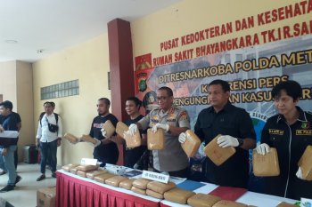 Polisi sebut sebanyak 210 kilogram ganja akan diedarkan pada Tahun Baru 2020