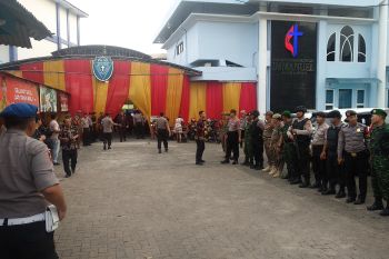 Polresta Bandarlampung siagakan 502 personel pada malam Misa Natal