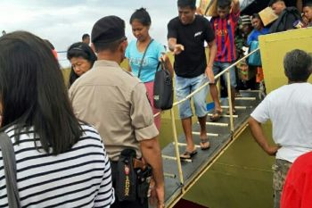 Polres Talaud lakukan pengamanan arus mudik di pelabuhan Melonguane