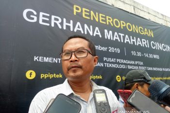 Gerhana matahari cincin dapat  diamati 25 pusat kota dan kabupaten