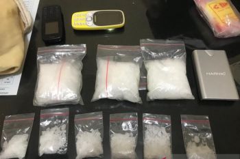Subdit III Narkoba Polda Lampung tangkap buruh penjual sabu-sabu