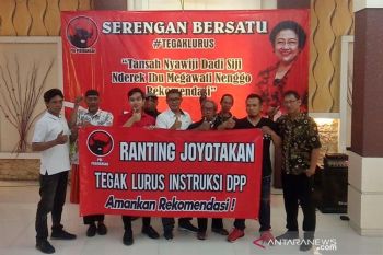 Kader Serengan Bersatu bertekad kawal rekomendasi DPP PDIP, Gibran hadir