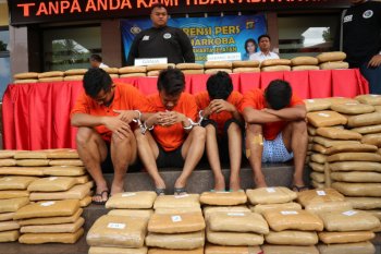Polisi: Pengedar janjikan upah Rp50 juta bawa ganja dari Aceh