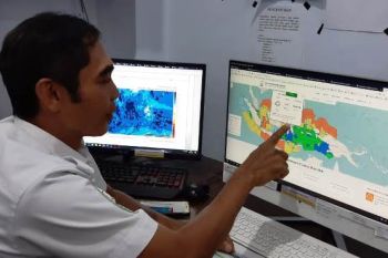 Wilayah Sulbar malam pergantian tahun berpotensi dilanda hujan