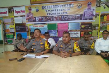 Selama 2019, Polres Limapuluh Kota ungkap 38 kasus narkoba dengan 54 tersangka