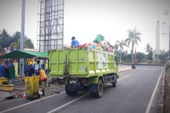 Pesta tahun baru di Pangkalan Bun sisakan 4,5 ton sampah