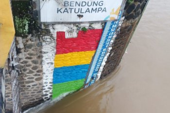 Permukaan air di Bendung Katulampa memasuki kondisi normal