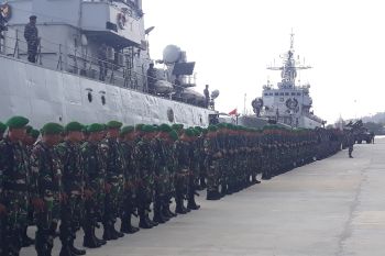 Pangkogabwilhan I lepas 2 KRI operasi siaga tempur laut Natuna