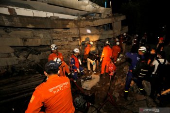 Sepuluh tewas akibat insiden bangunan runtuh di Kamboja