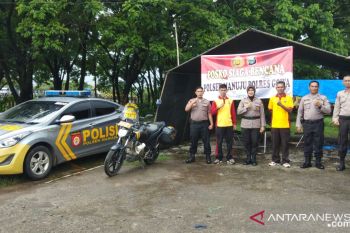Polsek Manuju Kabupaten Gowa dirikan posko siaga bencana