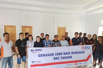 BNI Peduli Korban Banjir Bandang Sangihe